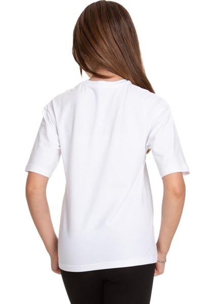 Bisiklet Yaka Regular Fit Suprem Örme Kumaş Kız Çocuk T-Shirt fırsatları