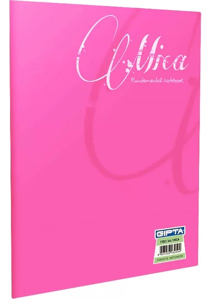 Mica Plastik Kapak Defter A4 Kareli 80 Yaprak 1708