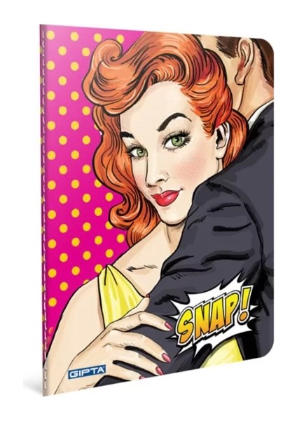 Snap Karton Kapak Defter A4 Çizgili 60 Yaprak 2702