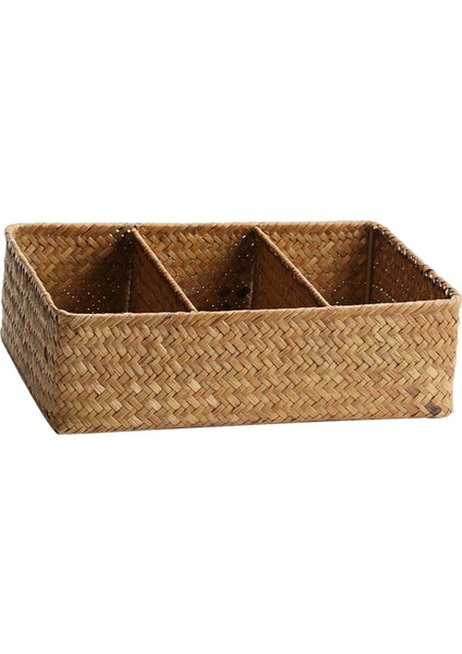 Dokuma Depolama Sepeti Rattan Sepet I Kozmetik Dikd 31CMX21CMX9CM (Yurt Dışından)