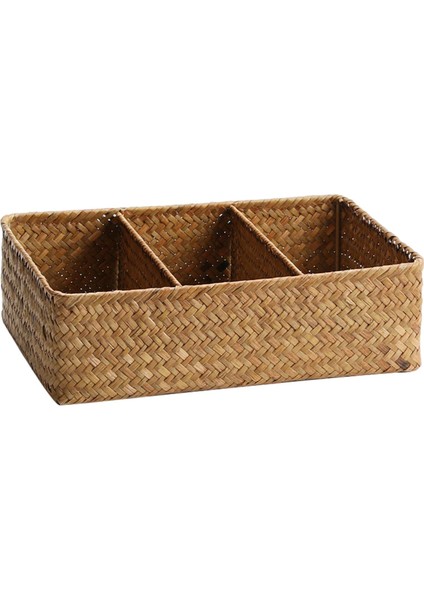 Dokuma Depolama Sepeti Rattan Sepet I Kozmetik Dikd 31CMX21CMX9CM (Yurt Dışından)