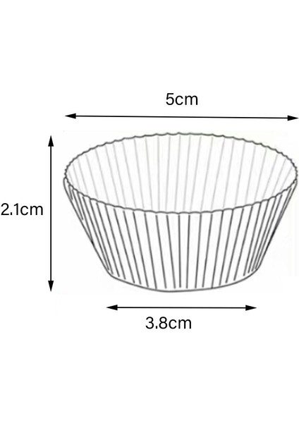 600 Piş Kapları Dekoratif Cupcake Kılıı Piş Kırmızı (Yurt Dışından)