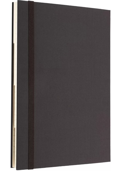 Tavoite A5 Tarihsiz Planlayıcı Kumaş Sert Kapak Defter 14 x 21 cm 256 Yaprak Siyah