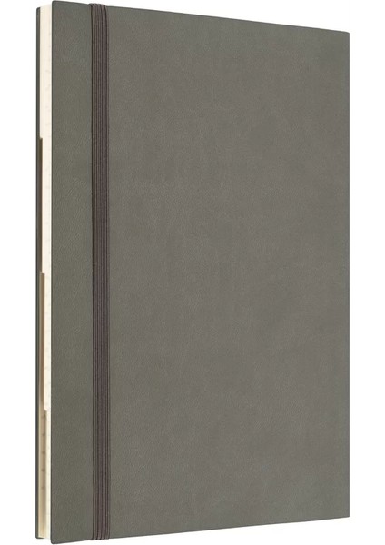 Tavoite A5 Tarihsiz Planlayıcı Defter 14 x 21 cm 256 Yaprak Koyu Gri
