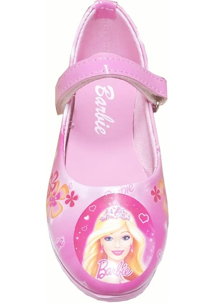 Barbie Baskılı Kız Çocuk Babet Ayakkabı