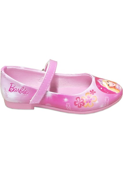 Barbie Baskılı Kız Çocuk Babet Ayakkabı