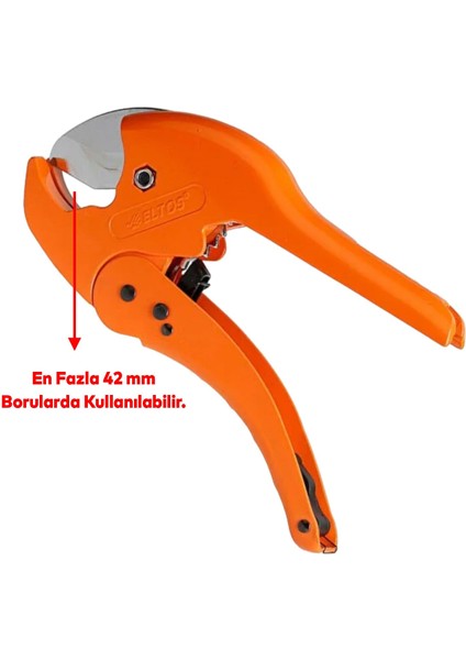 Su Tesisatı Pprc Pvc Plastik Boru Kesme Otomatik Bahçe Hortum Kesici Makası 42 mm modelleri