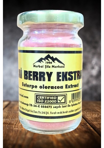 Acai Berry Ekstrak 50 gr