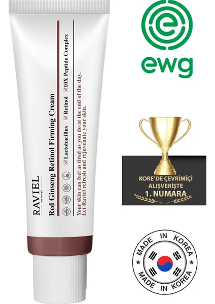 Derin ve Ince Çizgiler Için Red Ginseng Retinol Firming Krem