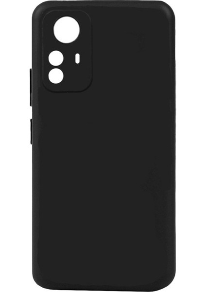 Xiaomi Redmi Note 12S Kılıf Siyah Yumuşak Silikon