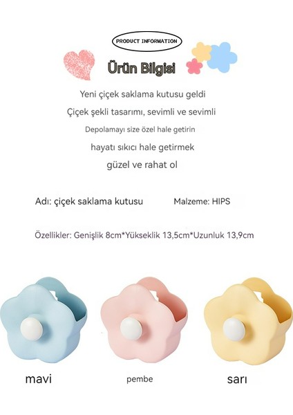 Çiçek Kalemlik Kırtasiye Düzenleyicisi (Yurt Dışından) modelleri