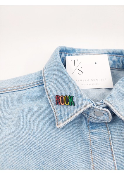 Rozet Metal Broş Yaka Okul Çantası Kıyafet Şapka Takı Aksesuar Rock And Roll Muzik Klips Rosette fiyatları