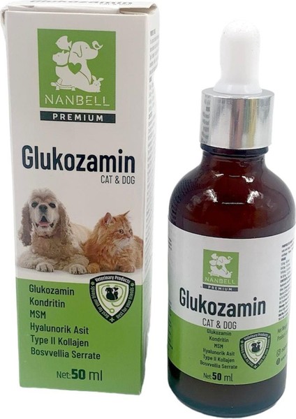 Kedi ve Köpekler Için Msm ve Kondritinli Glukozamin 50 ml