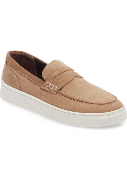 Kum Hakiki Nubuk Deri Erkek Loafer - E24I1AY56746-B21