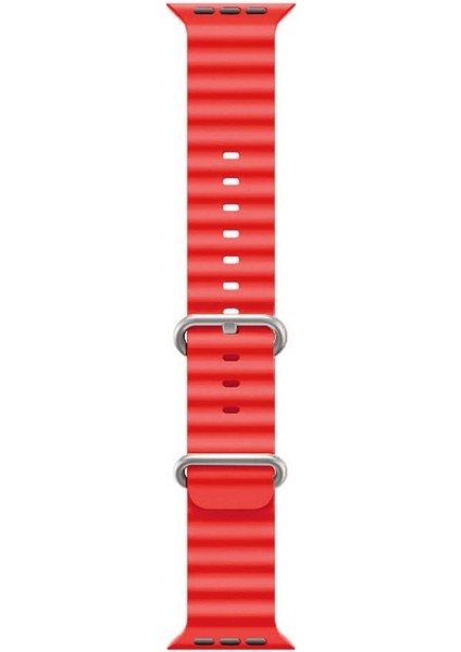 Koodmax Apple Watch Uyumlu Ultra Ocean Loop Tokalı Kayış Kordon 42 44 45 49MM
