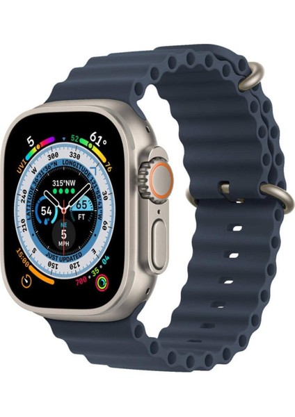 Koodmax Apple Watch Uyumlu Ultra Ocean Loop Tokalı Kayış Kordon 42 44 45 49MM
