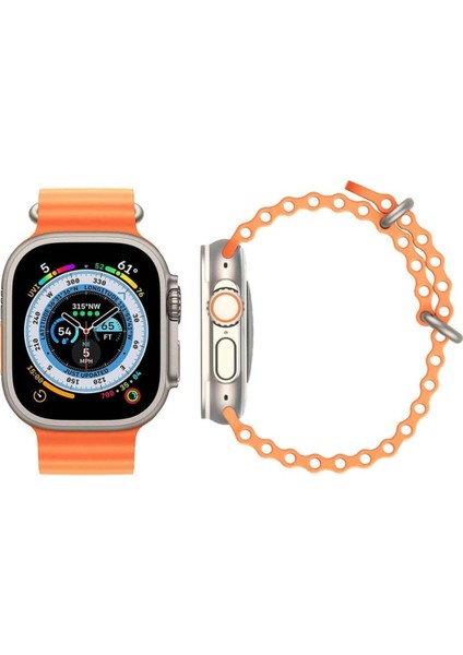 Koodmax Apple Watch Uyumlu Ultra Ocean Loop Tokalı Kayış Kordon 42 44 45 49MM
