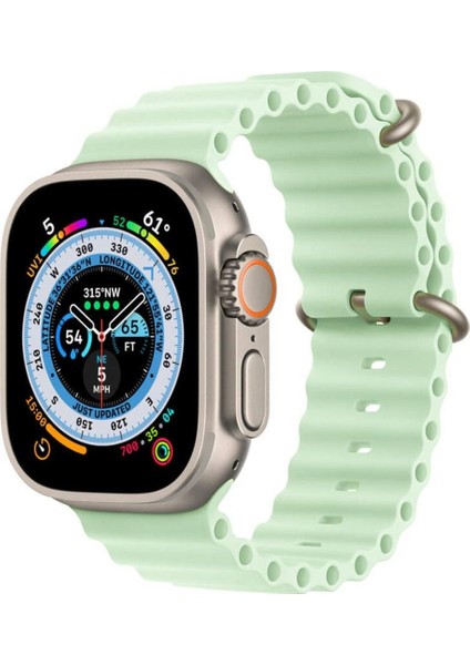Koodmax Apple Watch Uyumlu Ultra Ocean Loop Tokalı Kayış Kordon 42 44 45 49MM
