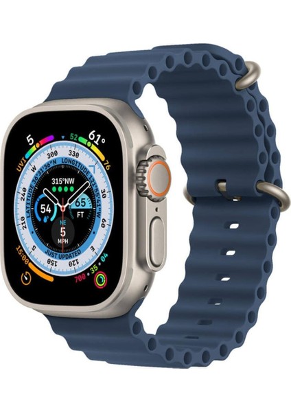 Koodmax Apple Watch Uyumlu Ultra Ocean Loop Tokalı Kayış Kordon 42 44 45 49MM