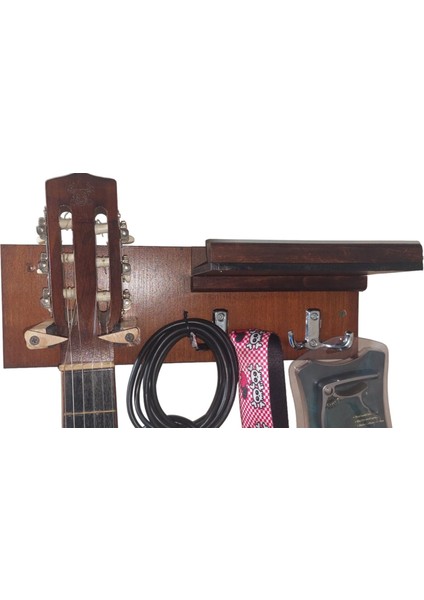 Dekoratif Doğal Masif Ahşap Klasik Elektro Akustik Bass Gitar Duvar Askısı Standı Raflı Kancalı modelleri