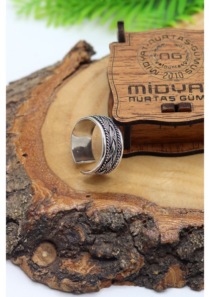 Örgü Model 925 Ayar Gümüş Erkek Yüzük 201023203 indirimleri