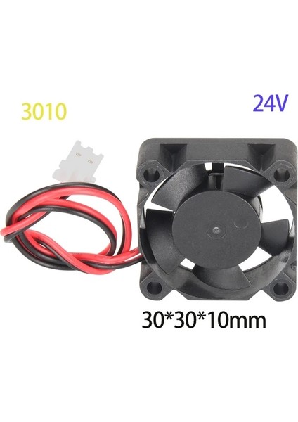 Domi Robot 24V Dc 3010 Fırçasız Axial Fan -Xh2 Konektör L.10CM