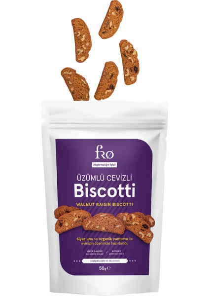 4’lü 2xgranola Butter Çilekli,üzümlü Cevizli Biscotti, Atıştırmalık granola Sağlıklı Atıştırmalık