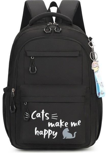 Ilkokul Öğrencileri Için Yükü Azaltmak Için Naylon Gündelik Seyahat Sırt Çantası, Orta ve Lise Öğrencileri Için Üniversite Tarzı Okul Çantası (Yurt Dışından)