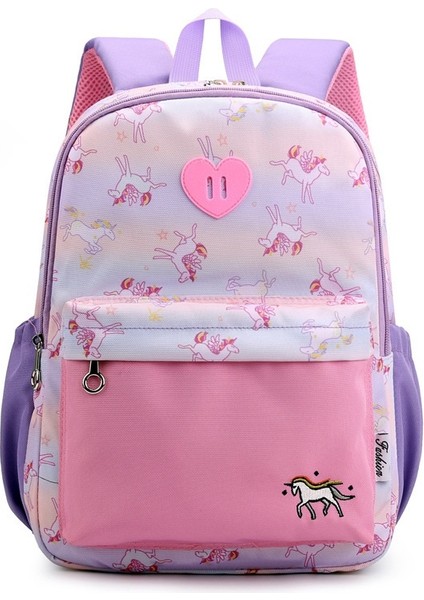Ilkokul Öğrencisi Okul Çantası Kadın Kore Versiyonu Birinci, Üçüncü ve Altıncı Sınıf Kızlar Ultra Hafif Su Geçirmez Okul Çantası Büyük Kapasiteli Çocuk Sırt Çantası (Yurt Dışından)