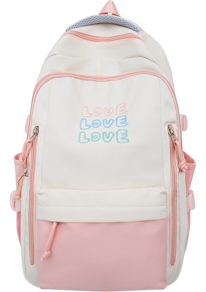 Sırt Çantası Japon ve Kore Taze Kadın Çantası Sırt Çantası Kontrast Renk Sırt Çantası (Yurt Dışından)