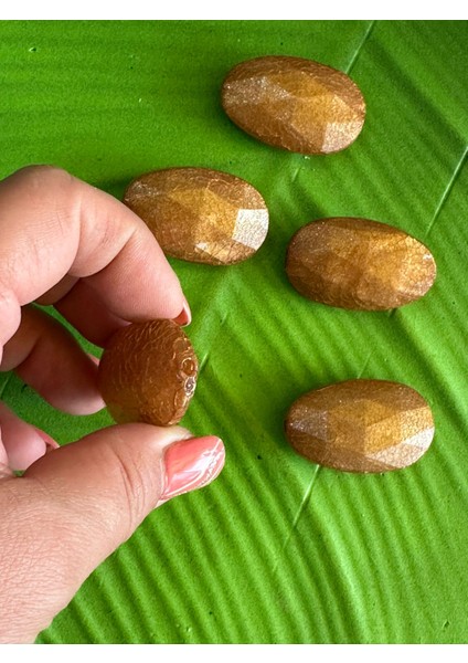 4x3 cm 5 Adet Bronz Kahve Delikli Takı Boncuğu fiyatları