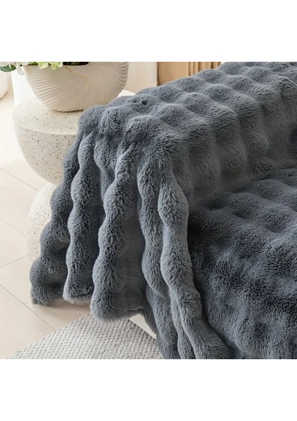 Kalın Peluş Klasik Kürklü Koltuk Örtüleri (1 Adet) Uçlu Koltuk Örtüsü Için Parça Ölçüsü 160 x 300 cm fırsatları