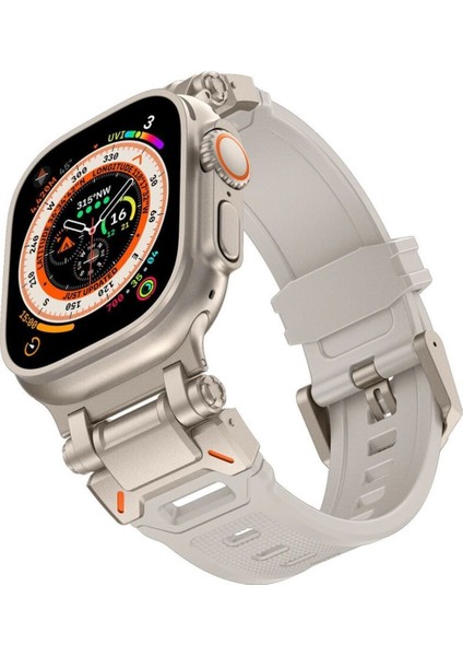 Apple Watch Uyumlu 42 44MM 45MM 49MM Defans Loop Yüksek Kalite Silikon Kordon