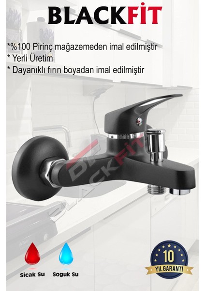 Siyah Mix Banyo Bataryası Mutfak Bataryası Lavabo Bataryası Pervaneli Duş Başlığı Set fiyatları