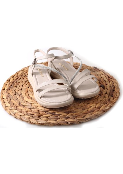 Sprs 02826 Kadın Günlük Taşlı Sandalet fırsatları