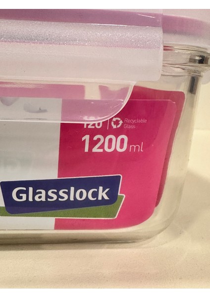 Glasslock Vakumlu Saklama Kabı Cam Kare