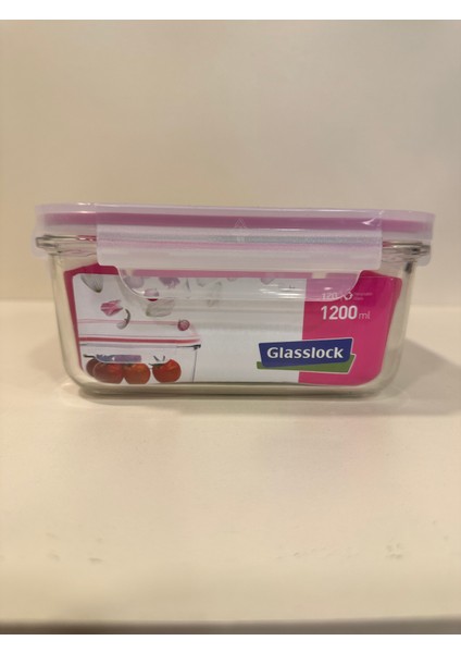 Glasslock Vakumlu Saklama Kabı Cam Kare