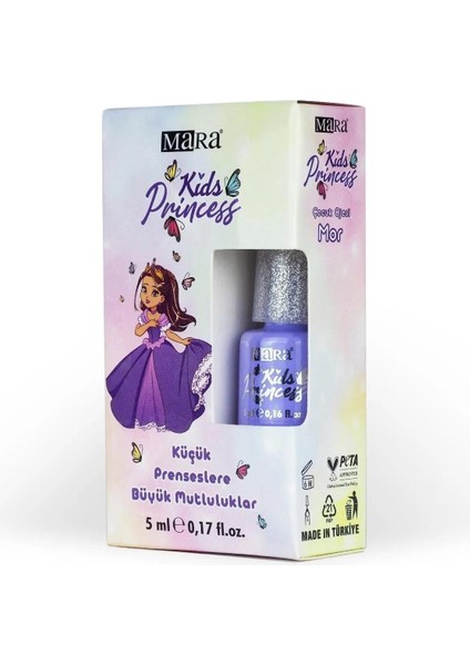 Kids Princess Çocuk Oje Kırmızı-Mor fiyatları
