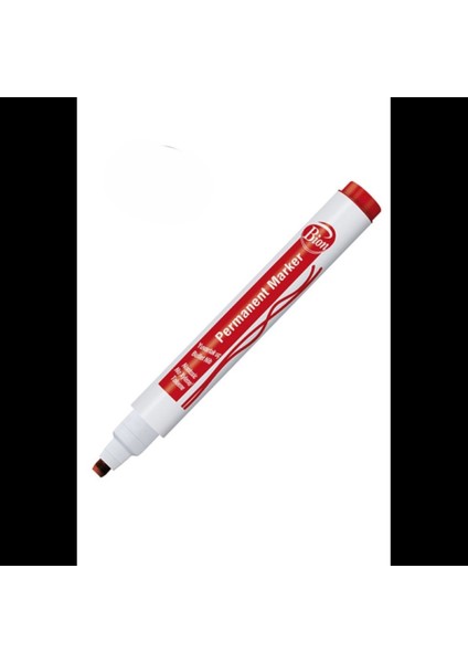 Mas 9177 Bion Permanent Marker Kesik Uç Kırmızı 12'li