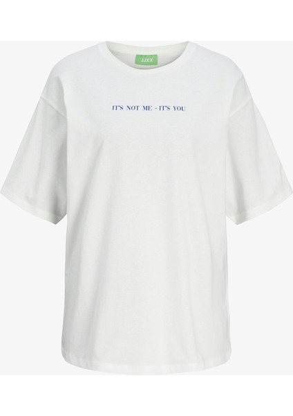 Jxselma Kadın Beyaz T-Shirt 12262605-BLANCDEBLANC modelleri