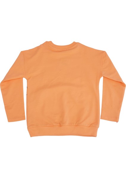 Daisy Baskılı Bisiklet Yaka Sweatshirt modelleri