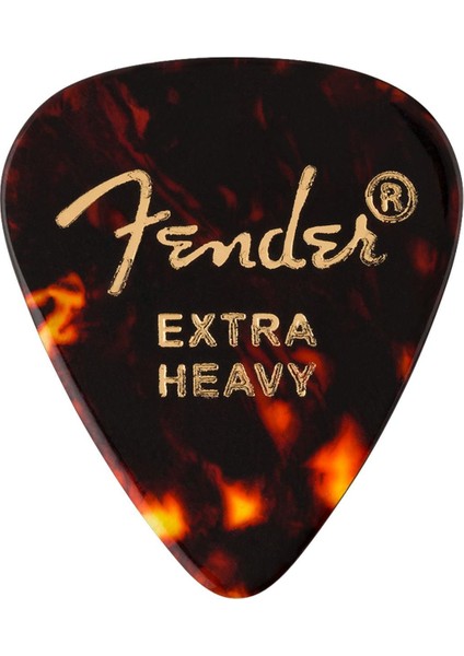 Fender 351 Extra Heavy 1 Adet Gitar Penası Shape Premium Pick Tortoise Shell