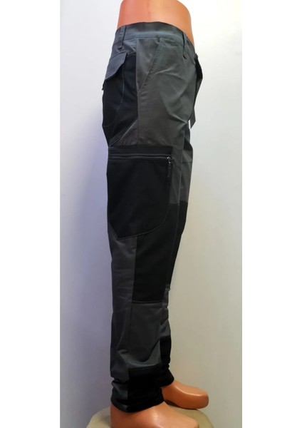 Gri Siyah Likralı Iş Pantolonu fiyatları