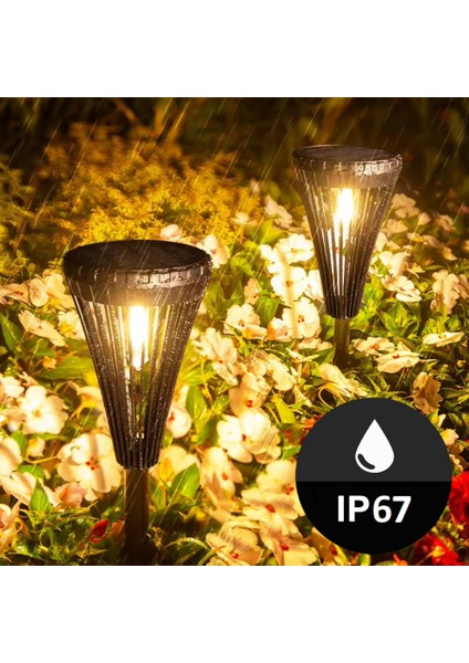 15 Watt Fonksiyonel Solar Çim / Bahçe Aydınlatma Armatür