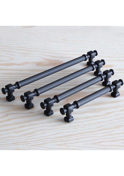 Talas Mat Siyah Çizgili Metal Kulp 224 mm 22.4 cm Mobilya Mutfak Dolap Çekmece Dolabı Kapak Kulpları Kulb indirimleri