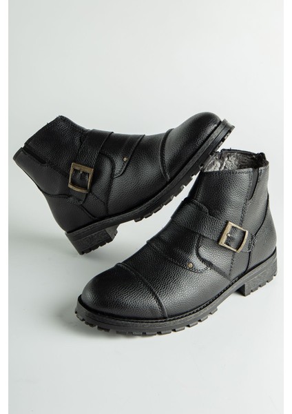 Tekno Trust Tekstil Su&soğuk Geçirmez Kürklü Garantili Unisex Kışlık Fermuarlı Bot Taban Sağlam Bol Suni Deri G fırsatları