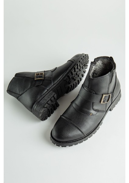 Tekno Trust Tekstil Su&soğuk Geçirmez Kürklü Garantili Unisex Kışlık Fermuarlı Bot Taban Sağlam Bol Suni Deri G indirimleri