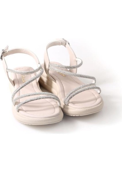 Sprs 02824 Kadın Günlük Taşlı Sandalet fırsatları