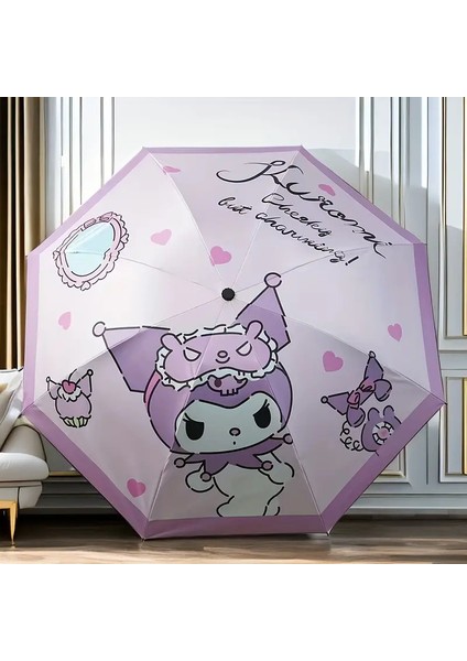 Çocuk Şemsiyesi Kuromi Figürlü