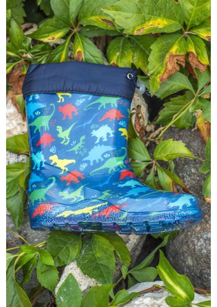 Tekno Trust Bağcıksız Çocuk Çizme Kışlık Çizme Su Yağmur Soğuk Geçirmez Dar / Slim Soğuk Havaya Dayanıklı Düz T